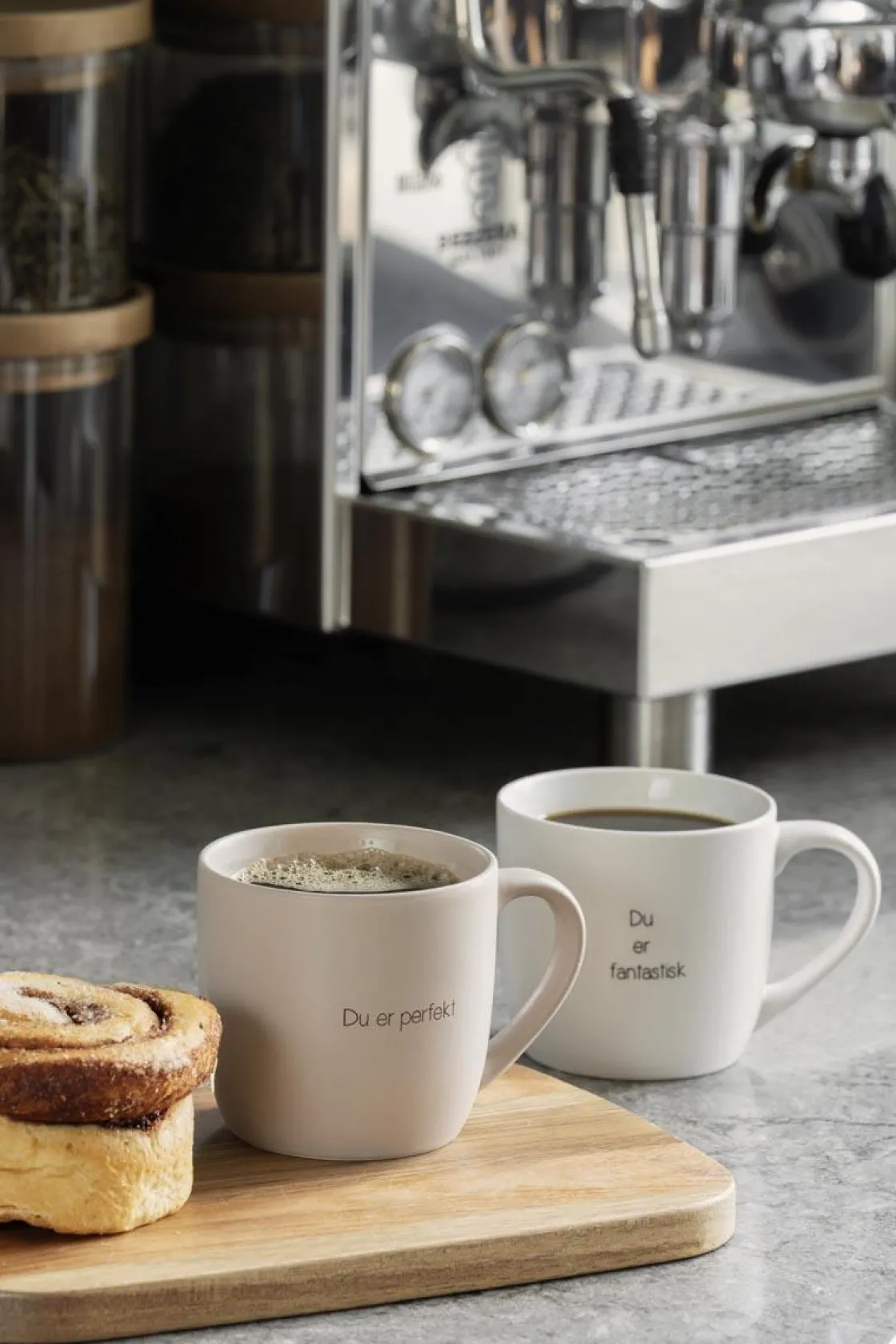 Kremmerhuset Kopp Du er perfekt, beige| Krus