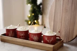 Kremmerhuset Kopp Jul 4pk| Krus|Juleservering