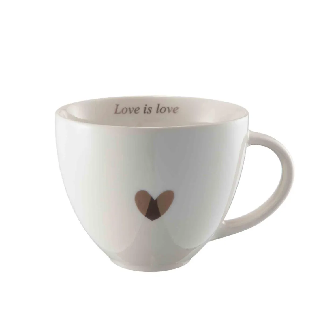 Kremmerhuset Kopp Love is love, gull| Krus