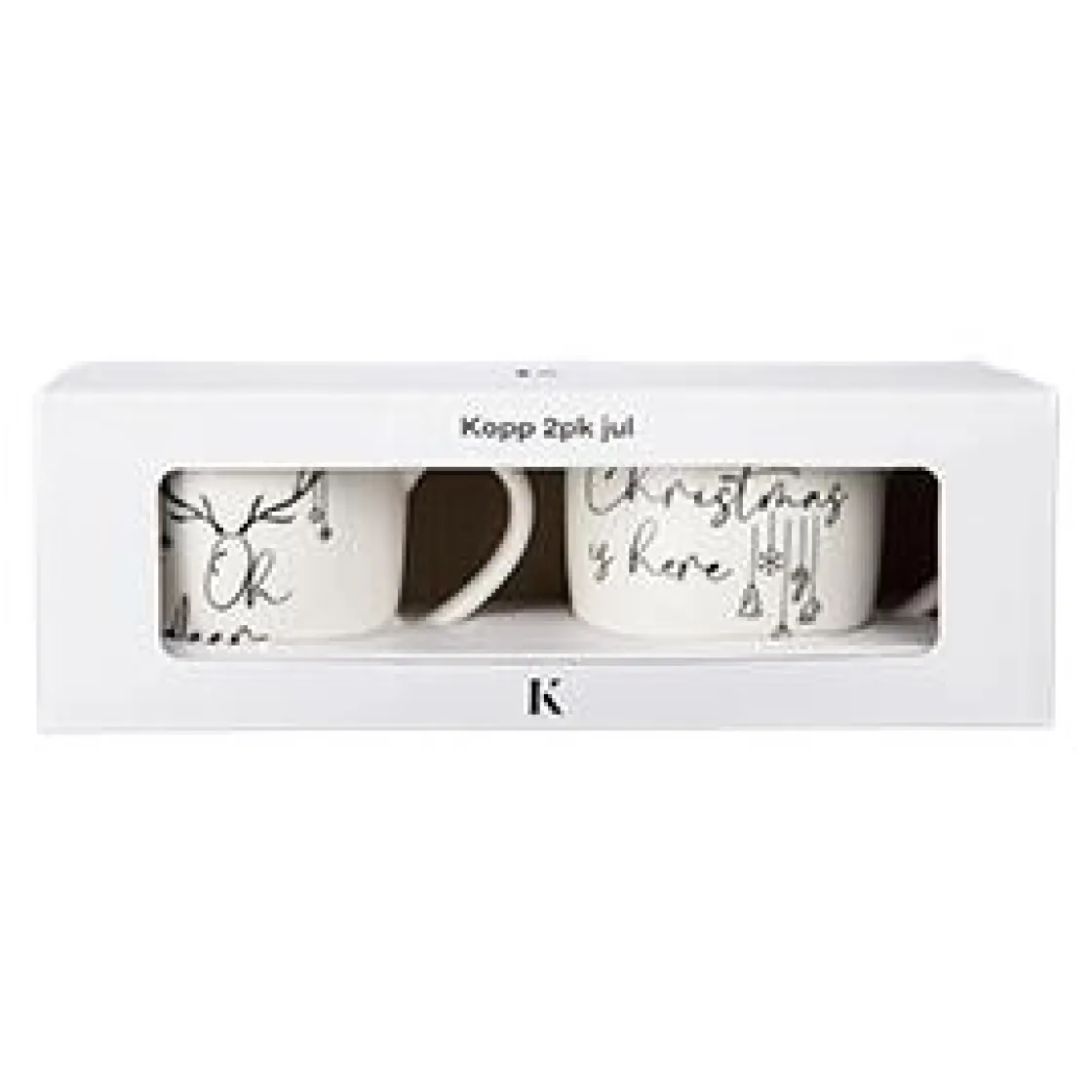 Kremmerhuset Kopp 2pk jul| Krus|Juleservering