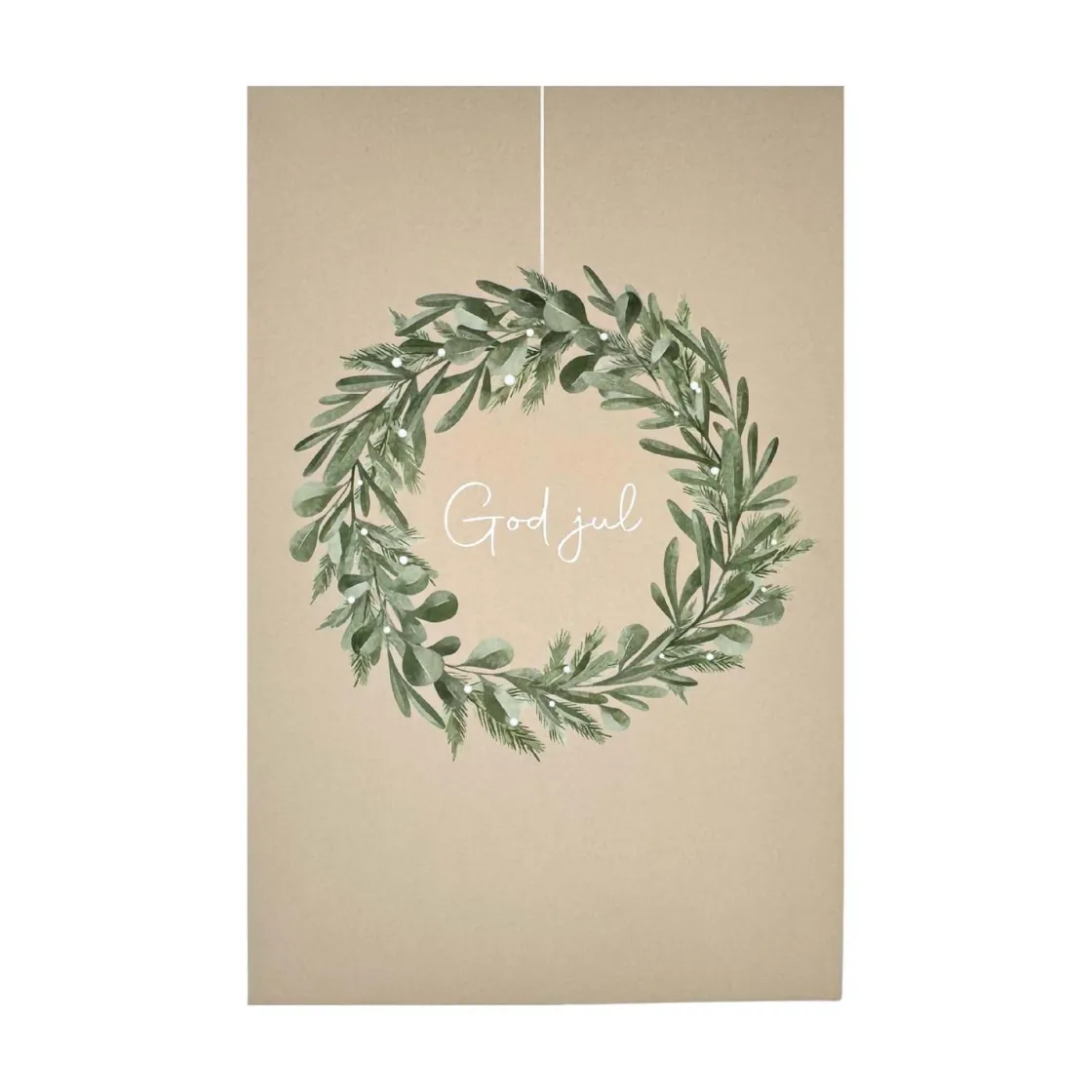 Kremmerhuset Kort Julekrans| Kort