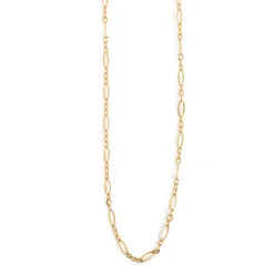 Kremmerhuset Kort lenkekjede, lace, Gull| Halskjede