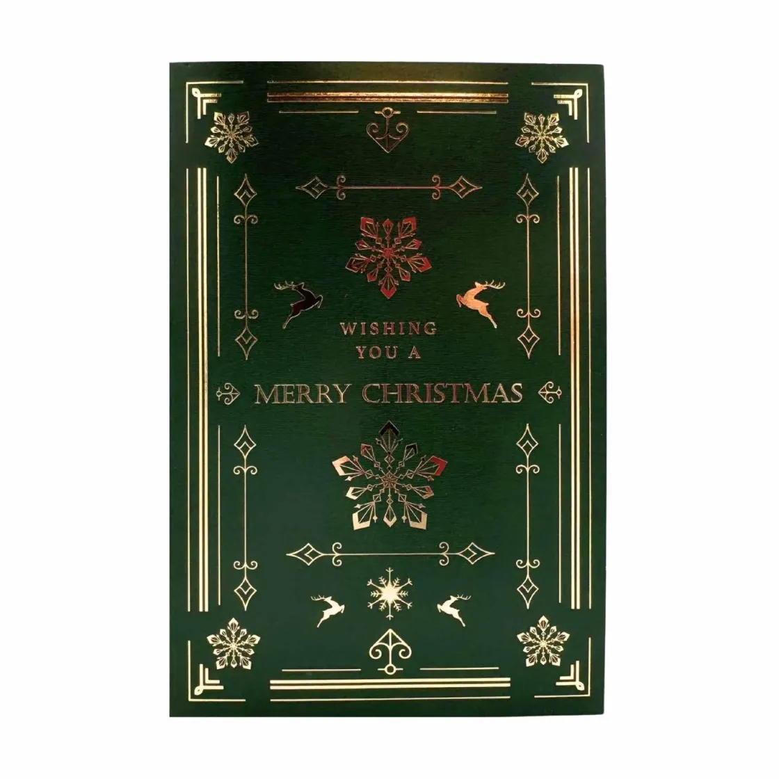 Kremmerhuset Kort Merry Christmas grønn| Kort