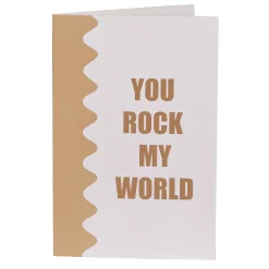 Kremmerhuset Kort You Rock my world| Kort