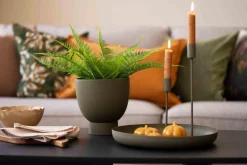 Kremmerhuset Kronelys 100% stearin 27,5 cm karamell| Kronelys