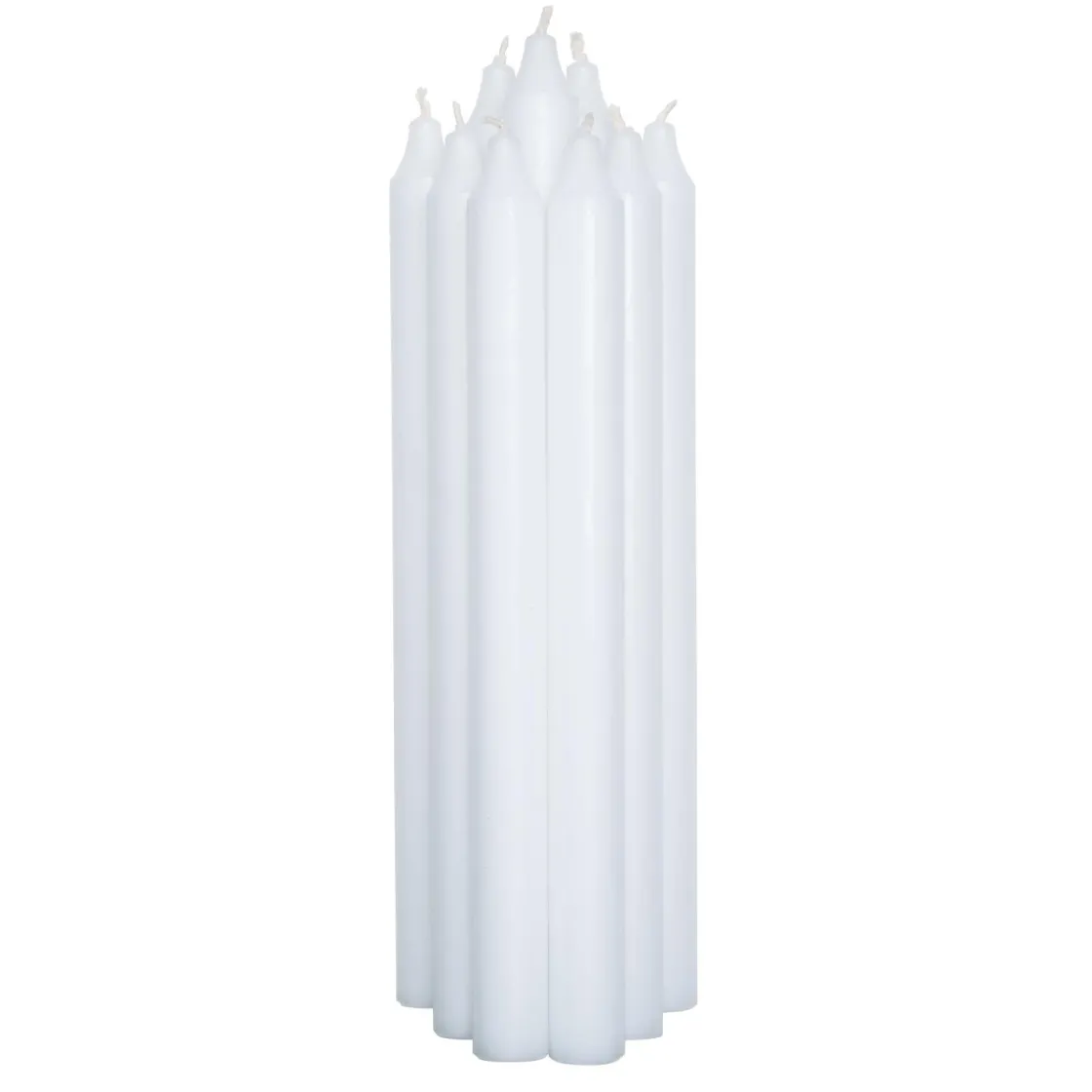 Kremmerhuset Kronelys 100% stearin 27,5cm hvit| Kronelys