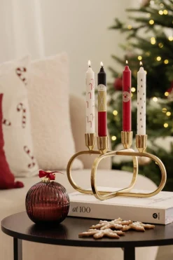 Kremmerhuset Kronelys jul Nøtteknekker mix 4-pk| Kronelys|Julelys Og Lysestaker