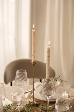 Kremmerhuset Kronelys Stjerner 25cm 2 pk| Kronelys|Julelys Og Lysestaker