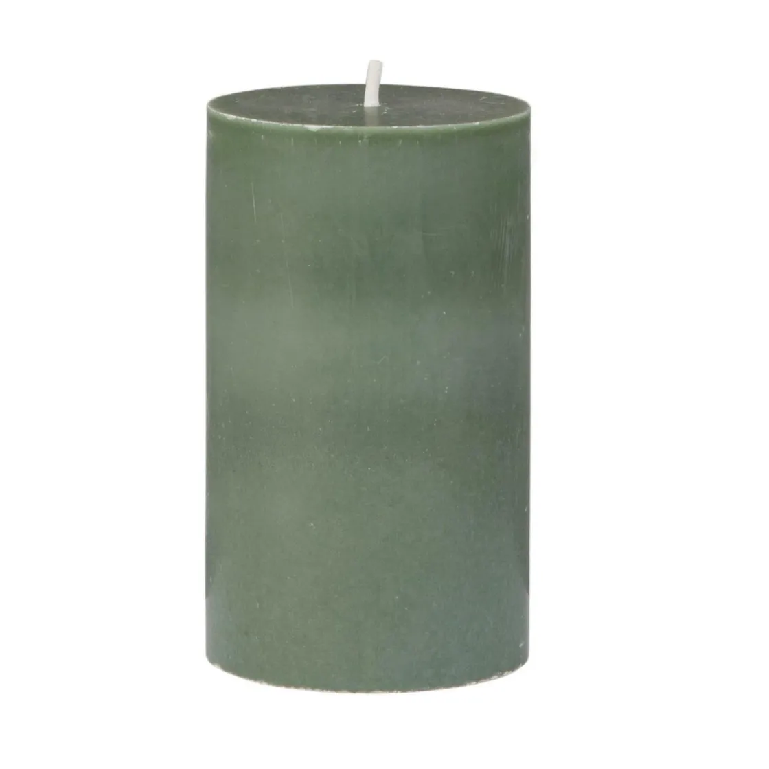 Kremmerhuset Kubbelys 100% stearin 10cm mørk grønn| Kubbelys