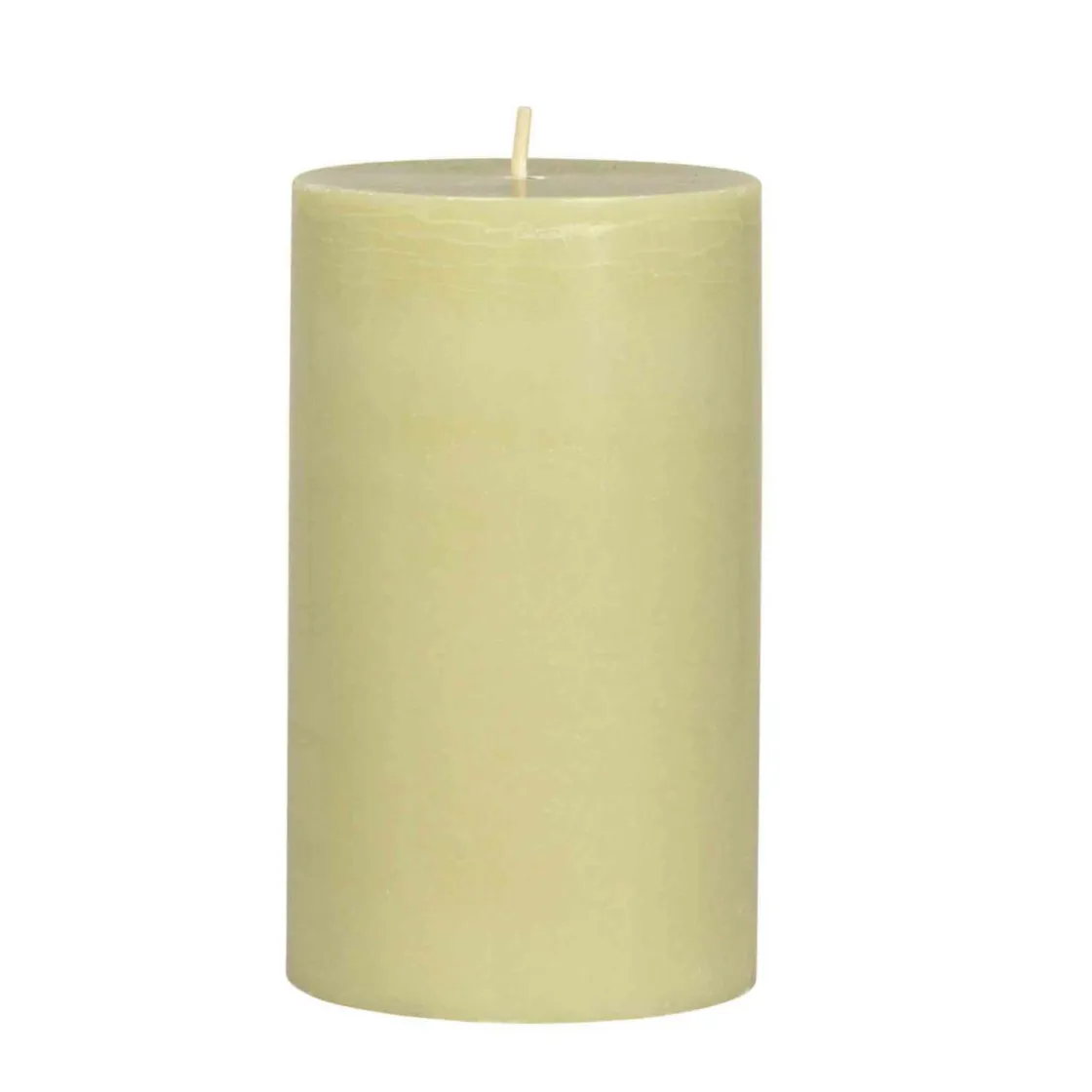 Kremmerhuset Kubbelys 100% stearin 10cm vårgrønn| Kubbelys