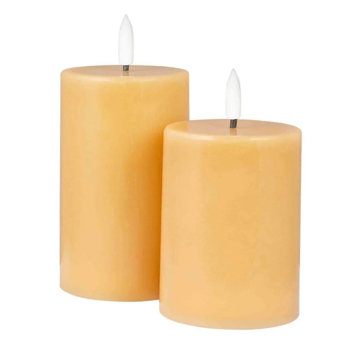 Kremmerhuset Kubbelys LED 12,5 cm karamell| Ledlys|Kubbelys