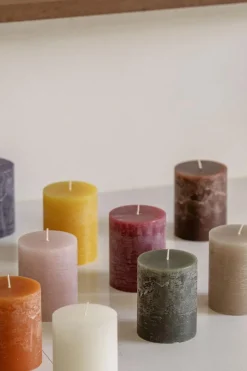 Kremmerhuset Kubbelys Rustikk 9cm mørk grønn| Kubbelys