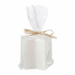 Kremmerhuset Kubbelys stjerne 7,5cm hvit| Kubbelys|Julelys Og Lysestaker