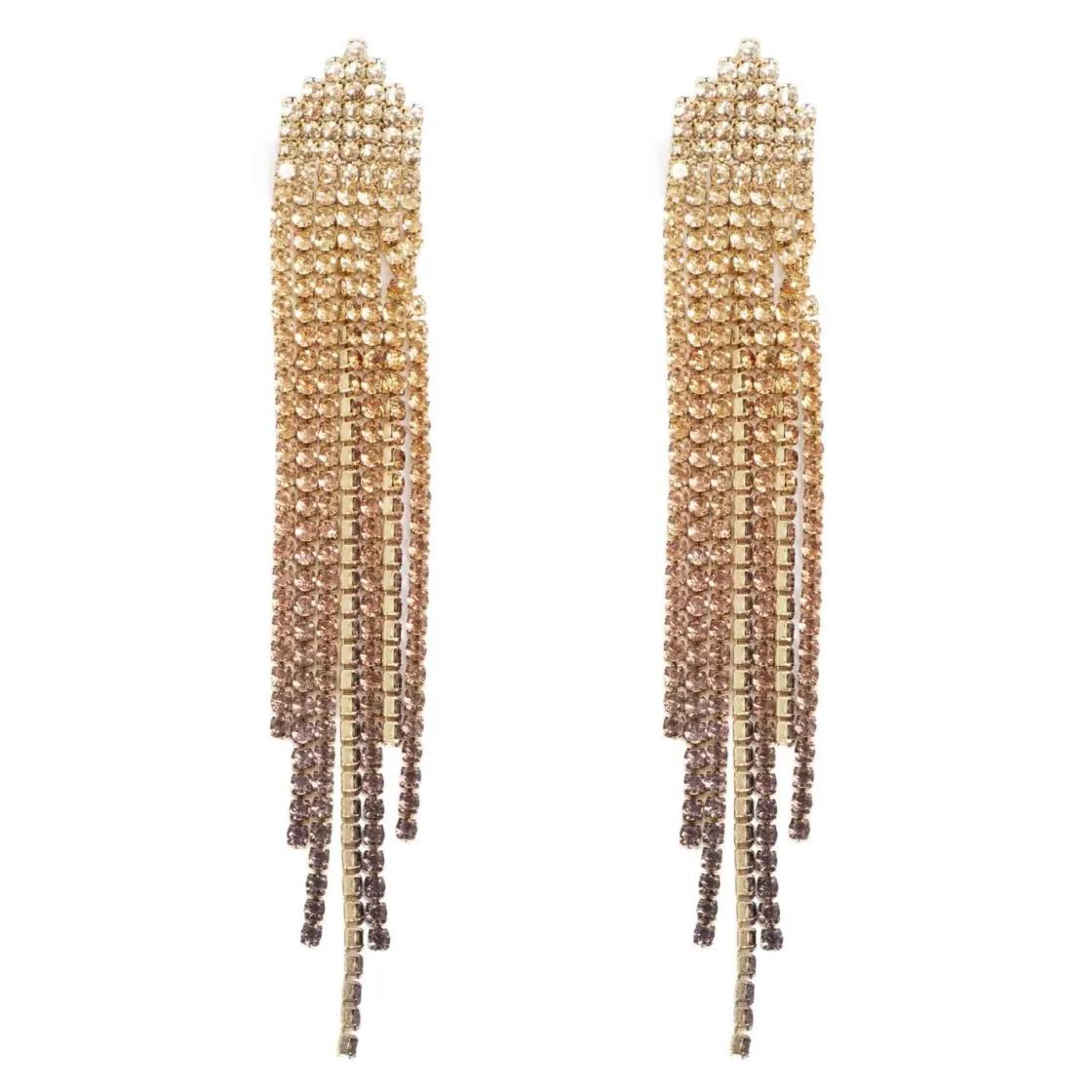 Kremmerhuset Lange øredobber, golden ombre, Gull| Ørepynt