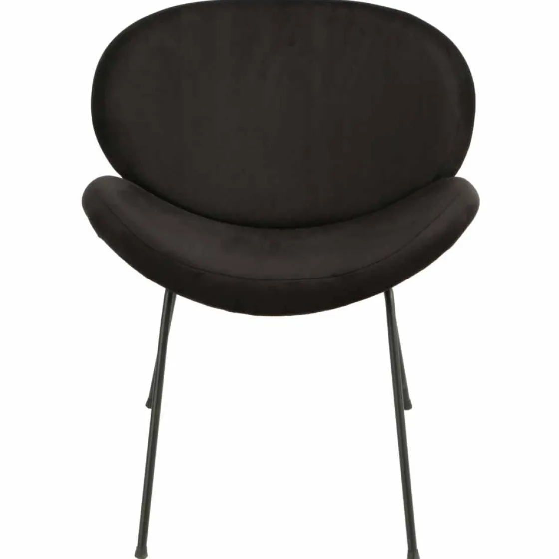 Kremmerhuset Loungestol Konrad Velur, sort| Loungestol|Stoler Og Krakker