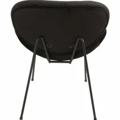 Kremmerhuset Loungestol Konrad Velur, sort| Loungestol|Stoler Og Krakker