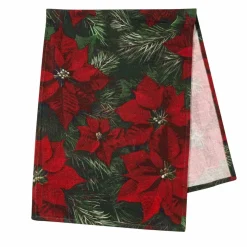 Kremmerhuset Løper Julestjerne 35x100cm| Duker, Spisebrikker, Brikker Og Løpere|Juletekstil