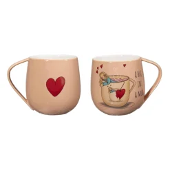 Kremmerhuset Lykketegning - Hug in a mug Krus beige| Krus