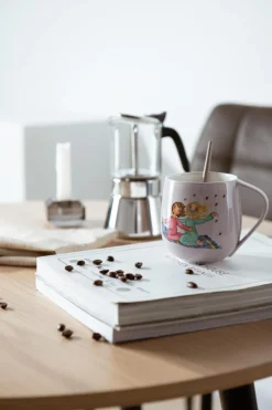 Kremmerhuset Lykketegning - Vennekrus lilla| Krus