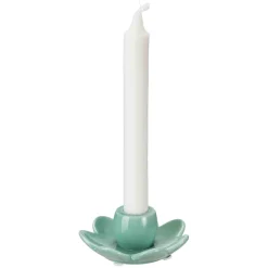 Kremmerhuset Lysestake Blossom 9,5cm, grønn| Lysestaker