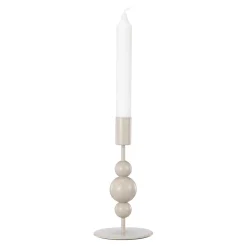 Kremmerhuset Lysestake Bubble 16,8 cm, beige| Lysestaker