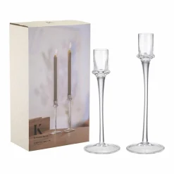 Kremmerhuset Lysestake Inez 2 pk 20cm / 23 cm| Gavetips|Julelys Og Lysestaker