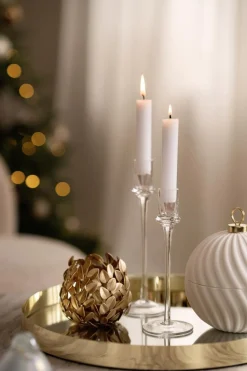 Kremmerhuset Lysestake Inez 2 pk 20cm / 23 cm| Gavetips|Julelys Og Lysestaker