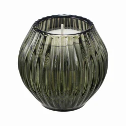 Kremmerhuset Lysestake Kombi Rille 7 cm grønn| Lysestaker