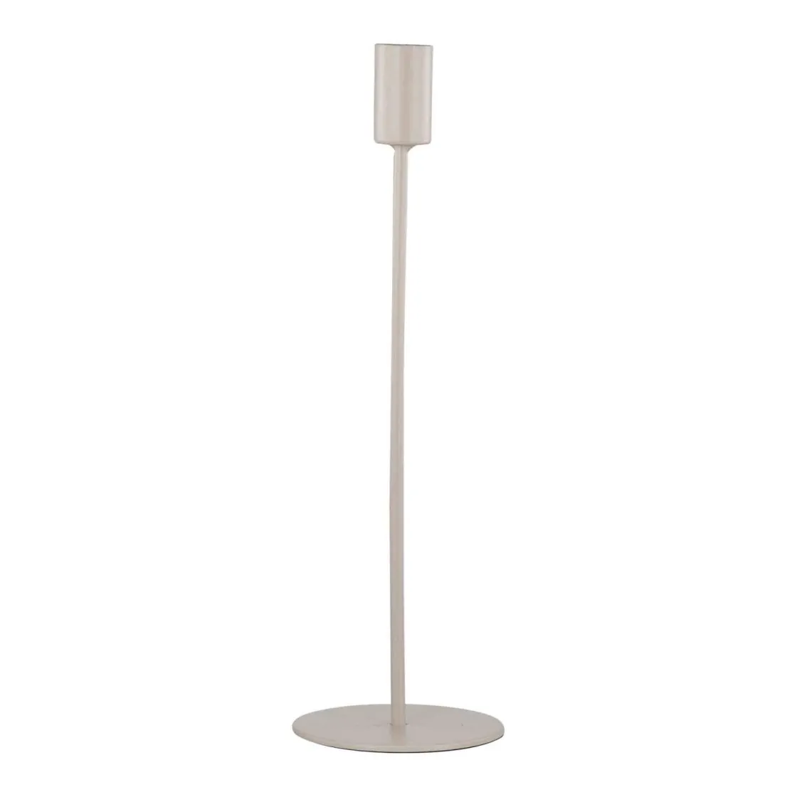 Kremmerhuset Lysestake Melina 28,5cm beige| Lysestaker