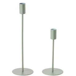 Kremmerhuset Lysestake Melina 18cm grønn| Lysestaker