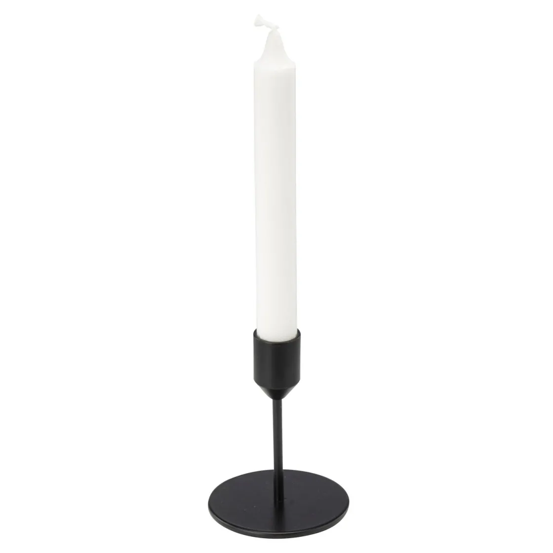 Kremmerhuset Lysestake Prato 10,5cm Sort| Lysestaker