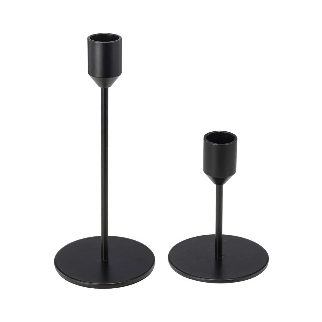 Kremmerhuset Lysestake Prato 18,5cm Sort| Lysestaker