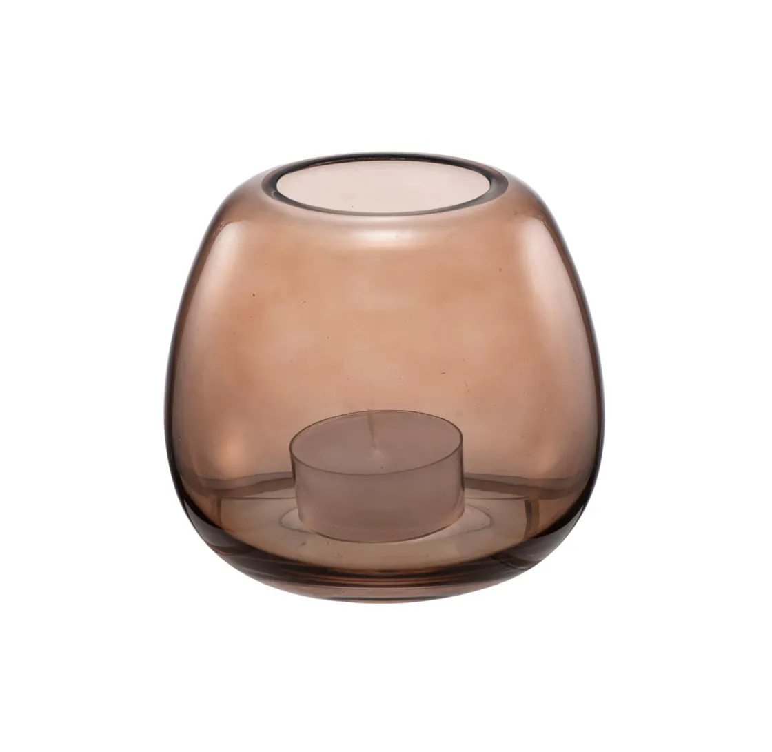 Kremmerhuset Lysholder Ling 12cm Amber| Lykter