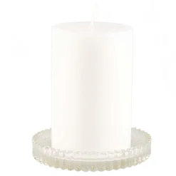 Kremmerhuset Lysholder rille 9 cm klar| Lysfat|Lysestaker