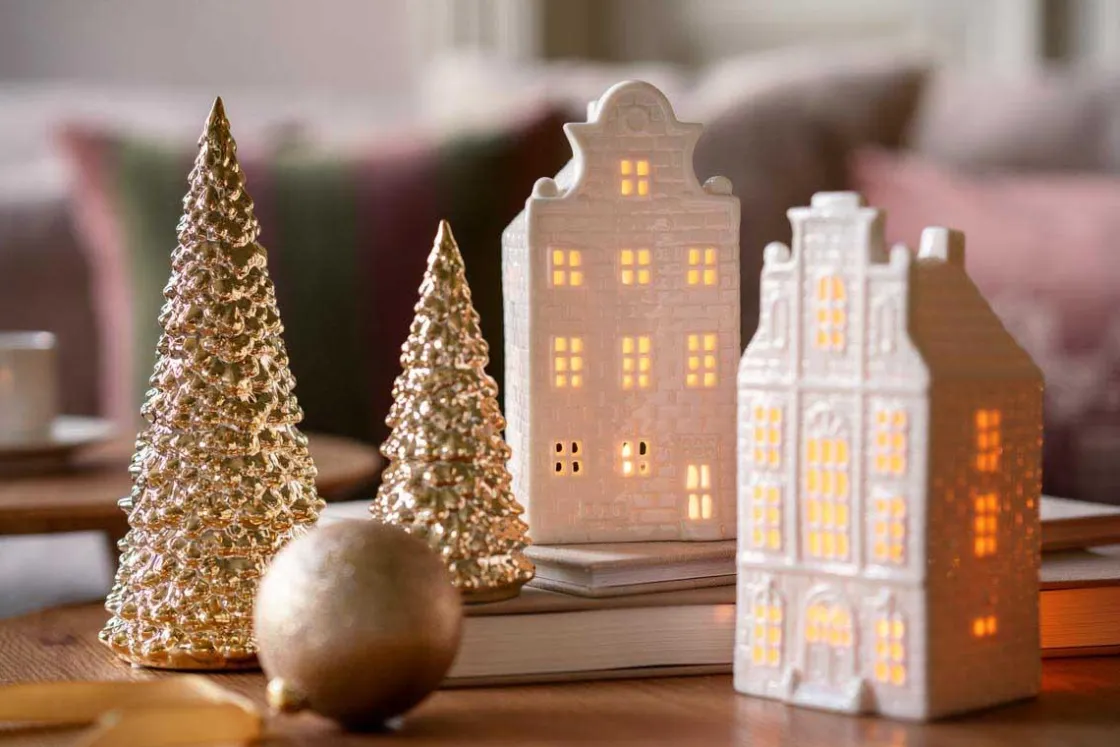 Kremmerhuset Lyshus Amsterdam 20,5 cm| Lykter|Julelys Og Lysestaker