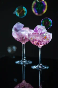 Kremmerhuset Magnor - Swirl Champagneglass, rosa| Glass