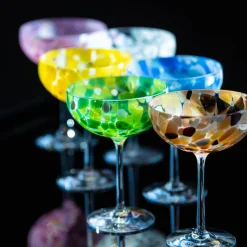 Kremmerhuset Magnor - Swirl Champagneglass, brun| Glass