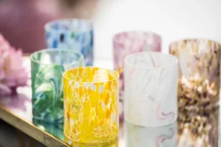 Kremmerhuset Magnor - Swirl drikkeglass/lykt gul| Glass