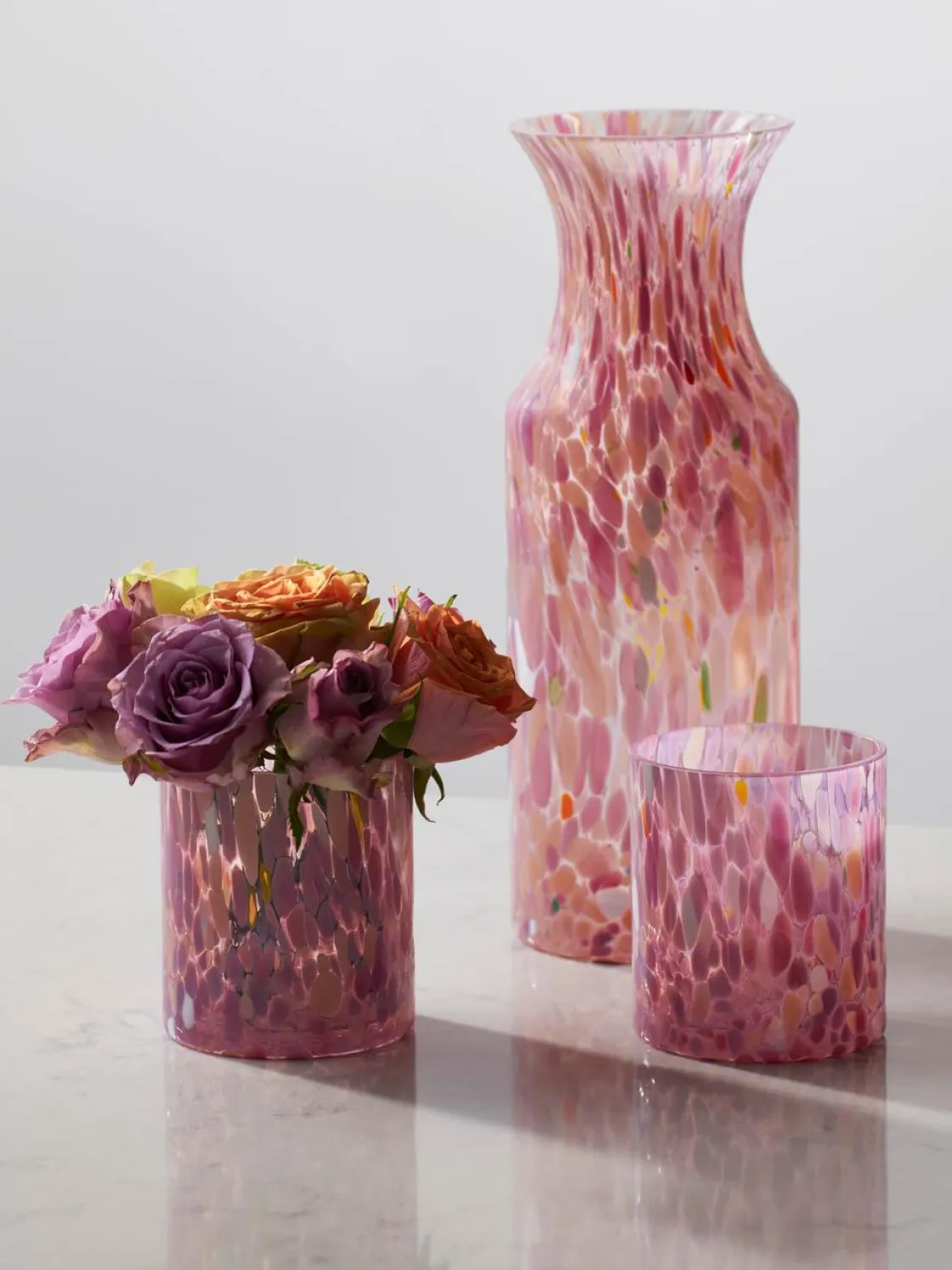 Kremmerhuset Magnor - Swirl karaffel/vase, rosa| Servering