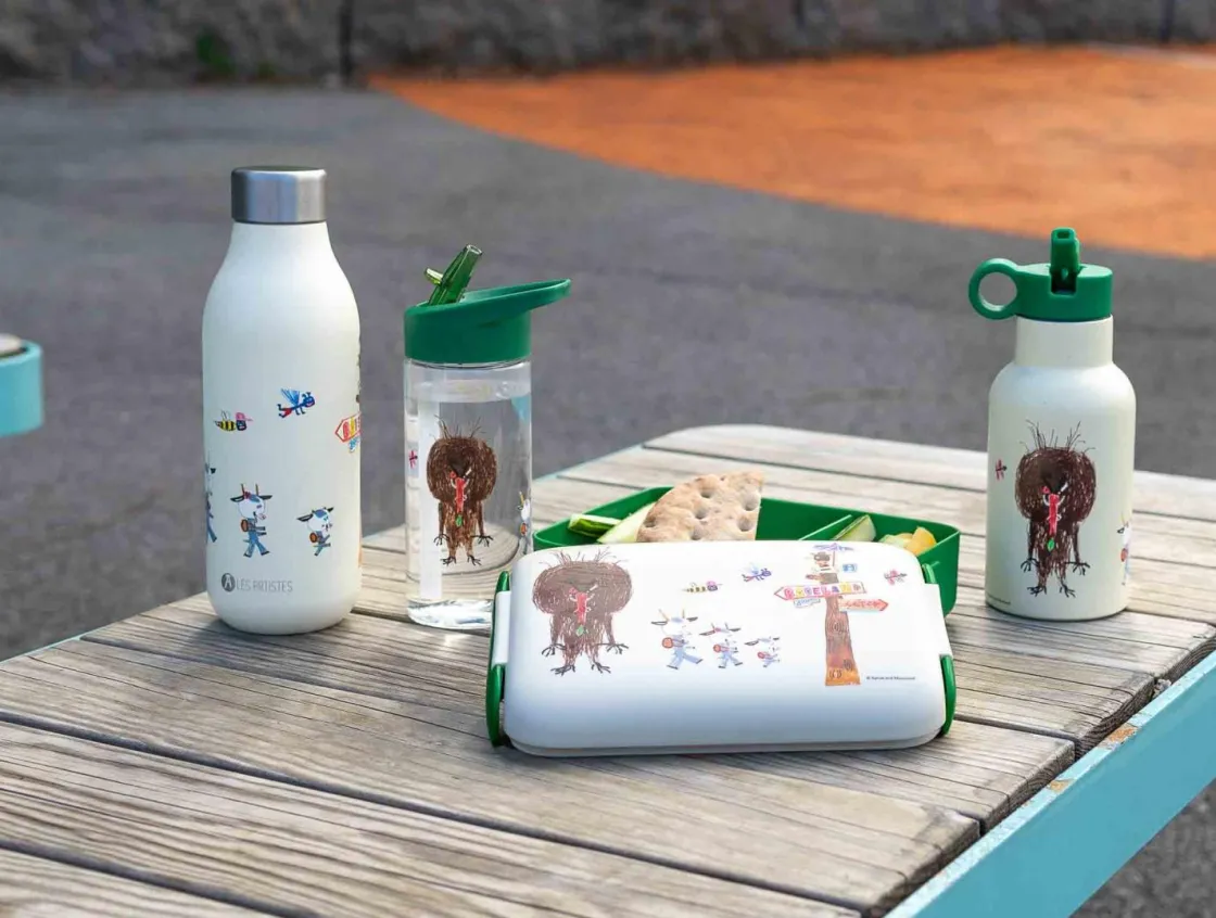 Kremmerhuset Modern House - Bukkene Bruse Drikkeflaske 0,35 l, grønn| Drikkeflasker