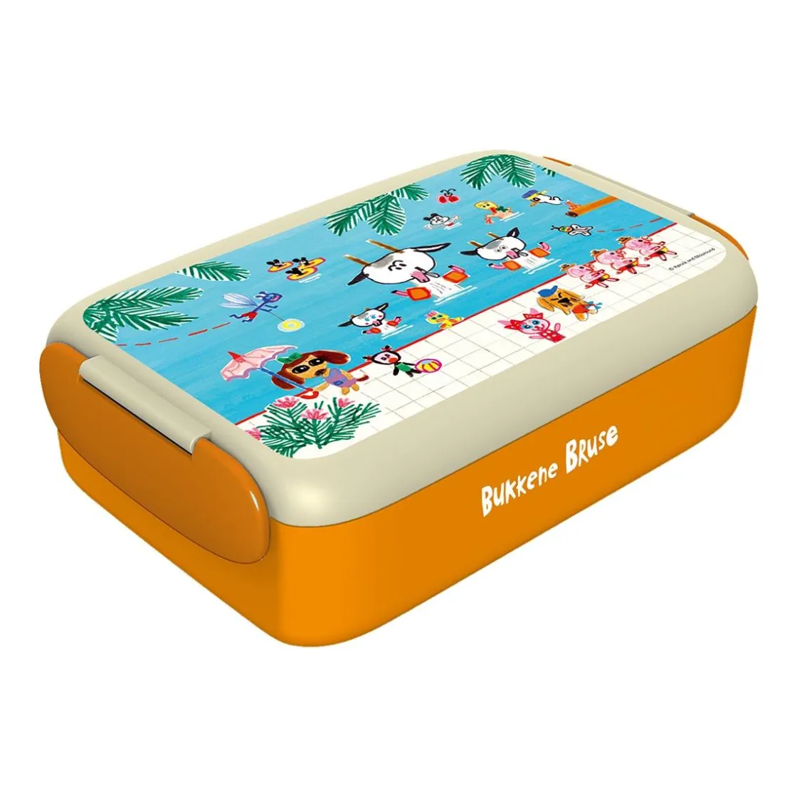 Kremmerhuset Modern House - Bukkene Bruse Lunsjboks 0,6 l oransje| Bokser