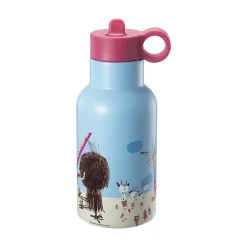 Kremmerhuset Modern House - Bukkene Bruse Drikkeflaske 0,35 l, blå/rosa| Drikkeflasker