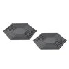 Kremmerhuset Modern House - Ime Gryteklut 2-pk sekskantet mørk grå| Kjøkkentekstil