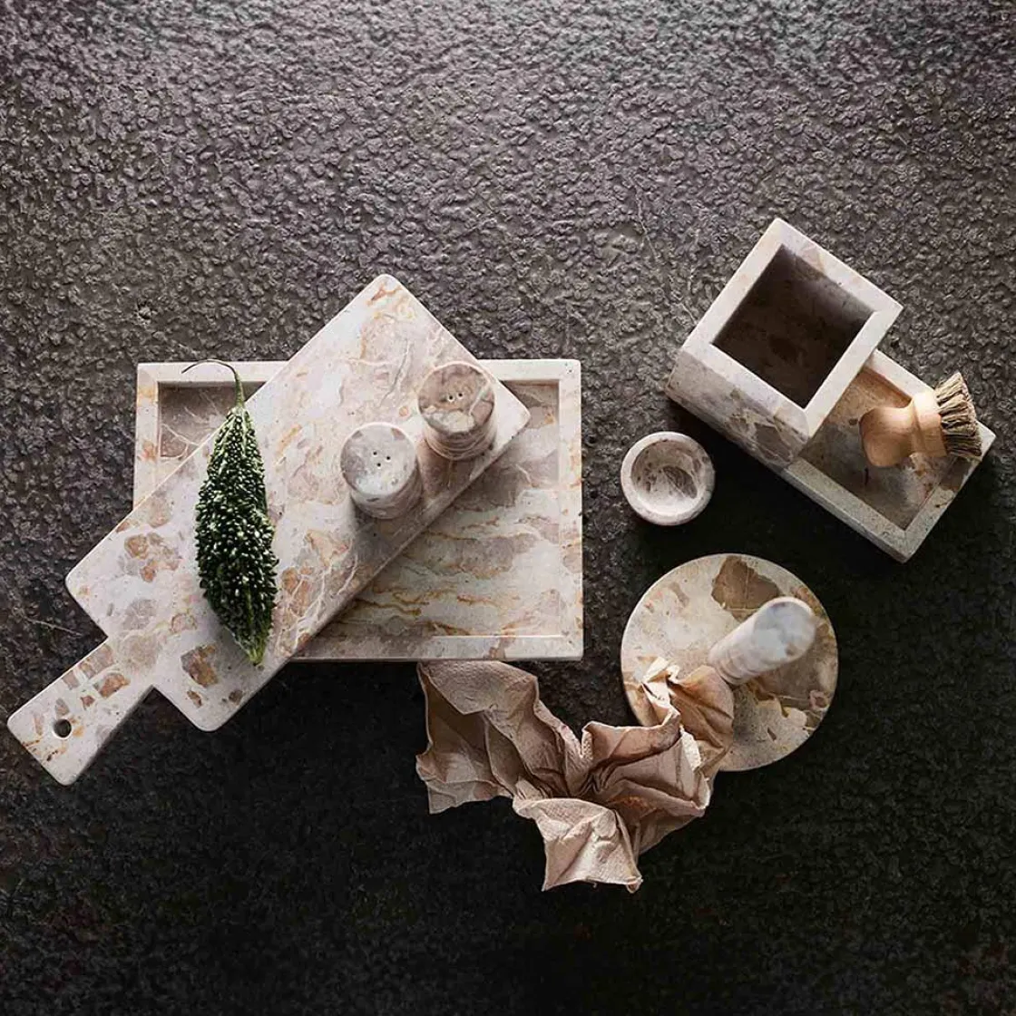 Kremmerhuset Muubs - Vita Tapasbrett beige| Skjærefjøler Og Brett|Servering