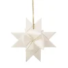Kremmerhuset Papirstjerne 3D 2pk hvit| Julekuler