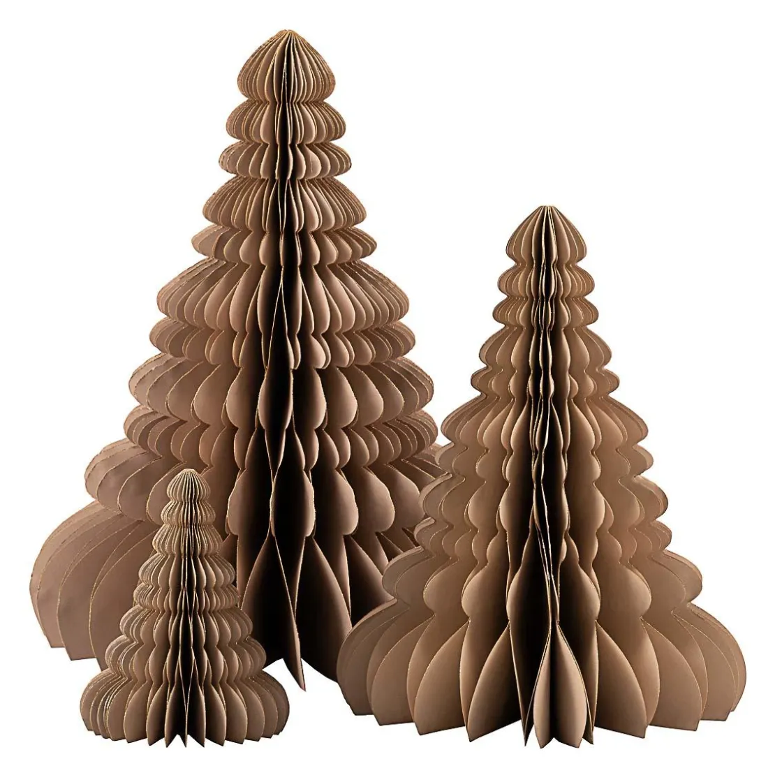 Kremmerhuset Papirtre 15cm beige| Julepynt