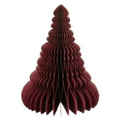 Kremmerhuset Papirtre H30 Burgunder| Julepynt