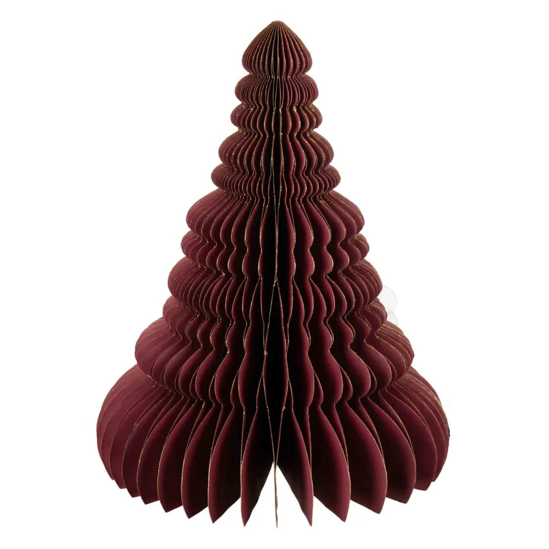 Kremmerhuset Papirtre H30 Burgunder| Julepynt