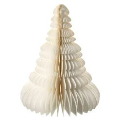 Kremmerhuset Papirtre H40cm creme| Julepynt