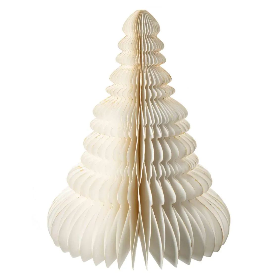 Kremmerhuset Papirtre H40cm creme| Julepynt